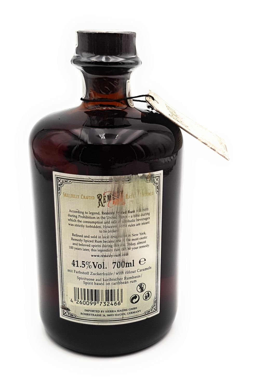 Spirituosen Aktion! :: Remedy vol. l 41,5% l Rum € Spiced Rum Alkohol 27,13 1x 0,7 